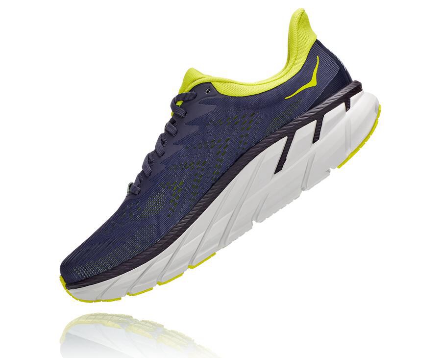 Hoka One One Running Shoes Mens Navy - Clifton 7 - 81264LXBC